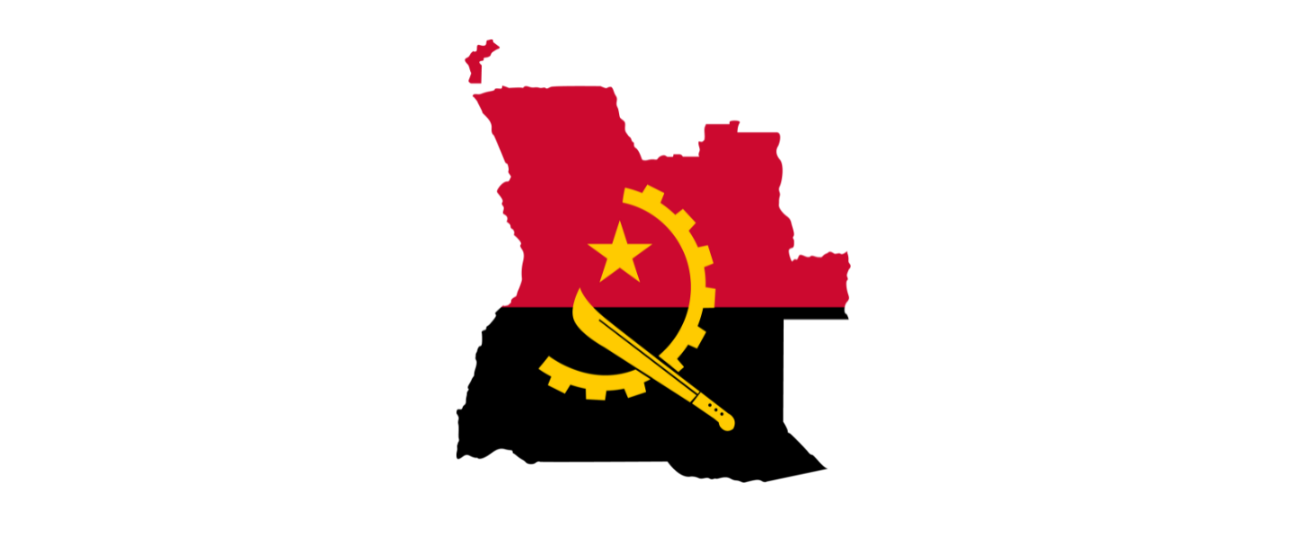 Banner Maria d'Angola-drapeau Angola test test est